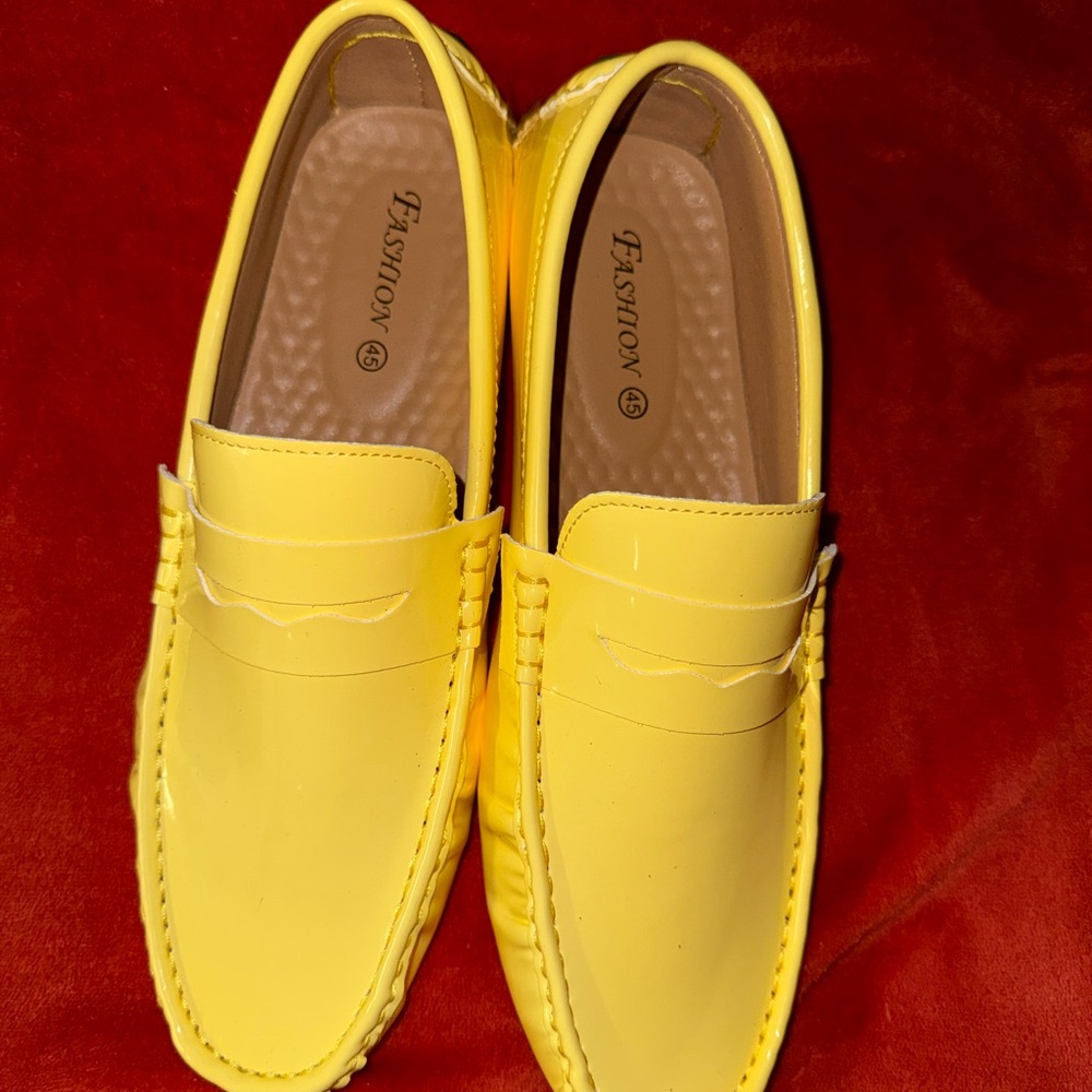 Yellow Men's Loafers
